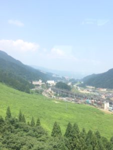 湯沢町一望
