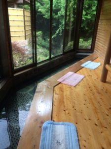 ファミリー向け谷津川館の足湯