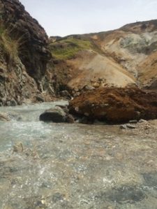 万座川ヤマメ発見？