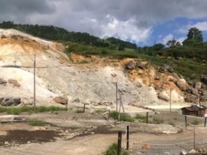 万座温泉の湯畑