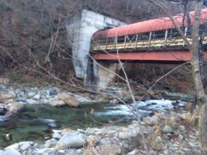 土合駅下り線ポイント