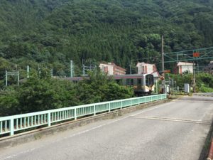 水上を出発して湯檜曽へ