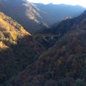 奥秩父で絶景「雁坂大橋」